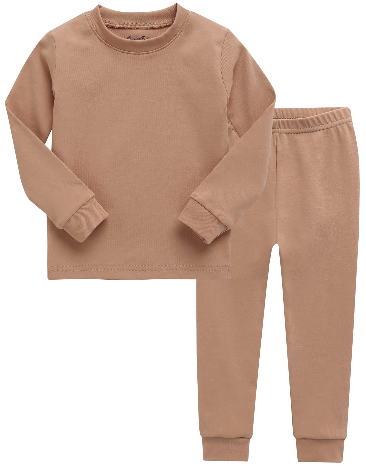 Vaenait Baby Kids Toddler Cotton Sleepwear Pajama Pjs 2Pcs Set Basic Milkorange WBBAPB09K3MGM91