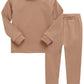 Vaenait Baby Kids Toddler Cotton Sleepwear Pajama Pjs 2Pcs Set Basic Milkorange 2Xl