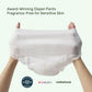 Parasol Clear+Dry Natural Disposable Diaper Pants, Size 4 (2T-3T), 48 Count | RashShield Protection and Active 360 Comfort Wrap, Hypoallergenic Training Diapers