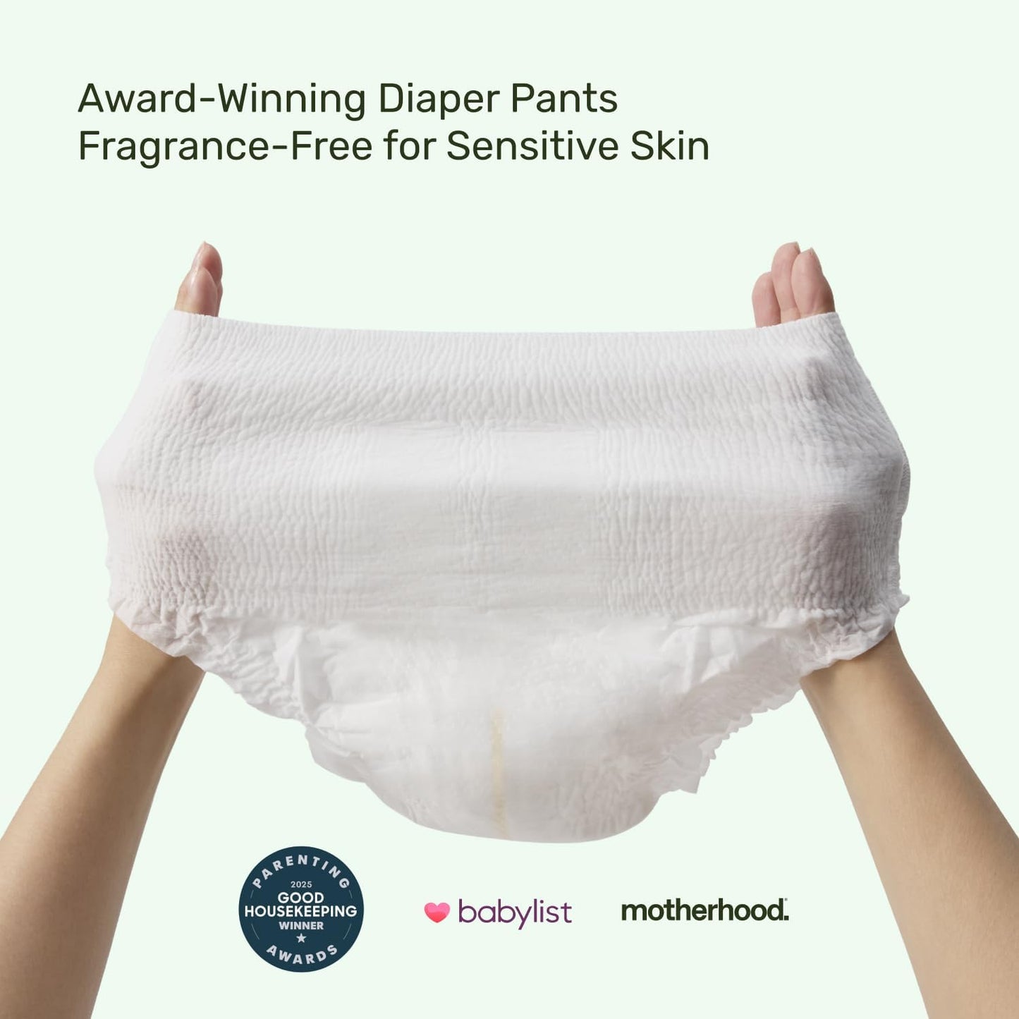 Parasol Clear+Dry Natural Disposable Diaper Pants, Size 4 (2T-3T), 48 Count | RashShield Protection and Active 360 Comfort Wrap, Hypoallergenic Training Diapers