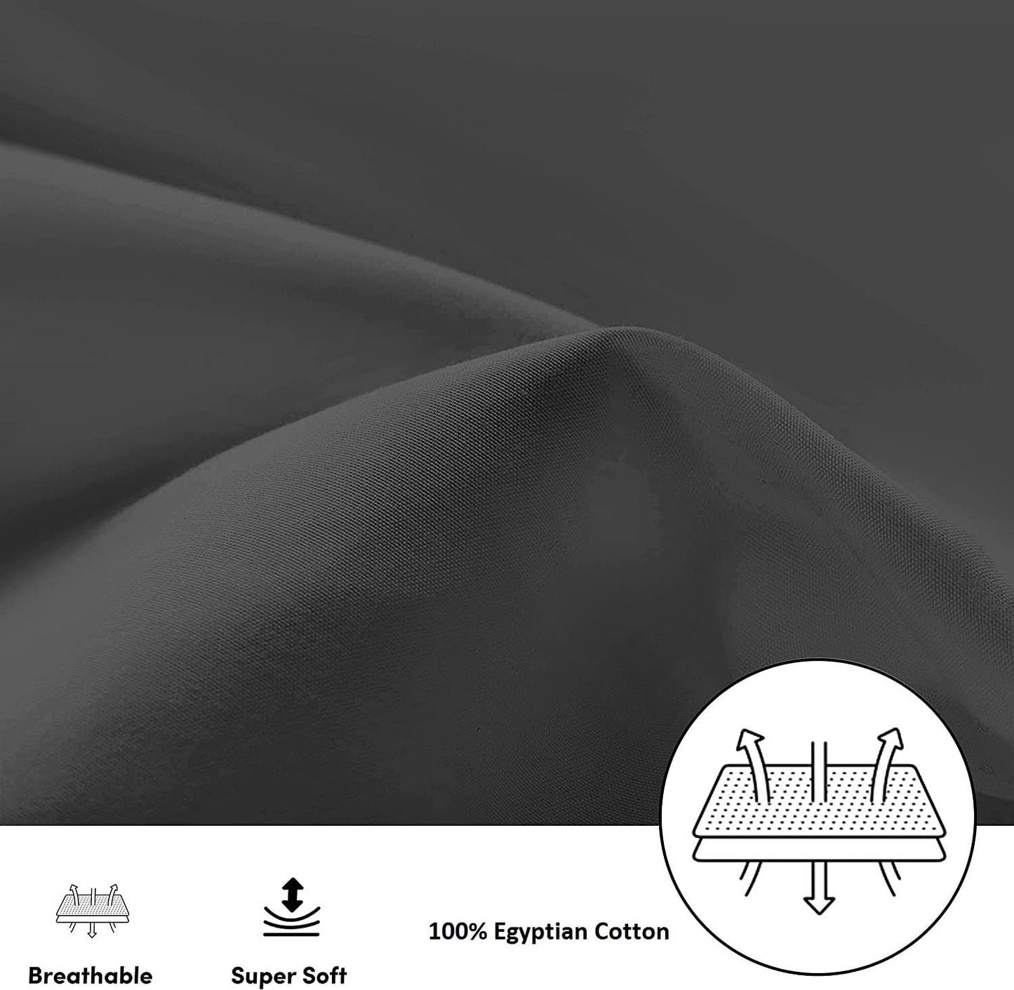 Hriksh Travel Pillow Case 12X18 Size Pack Of 2 Pieces 100% Egyptian Cotton Zipper Closure 500 Thread Count Toddler Pillowcase Fi
