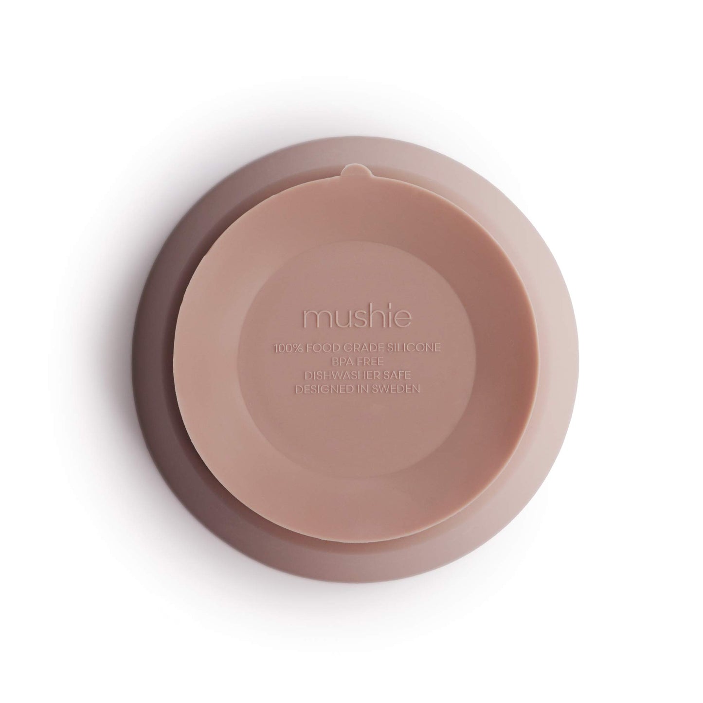 Mushie Silicone Suction Bowl | Bpa-Free Non-Slip Design (Blush)