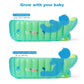 Inflatable Baby Bathtub, Boysea Toddler Bath Tub With Anti-Sliding Saddle Horn Helps Infants To Toddler Tub, Portable Travel Sho