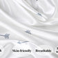 Satin Nursing Pillow Cover Set 2 Pack Ultra Soft Silk Compatible With Boppy Pillow For Breastfeeding Pillow Protect For Baby Hai