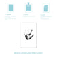 Little Pear Clean-Touch Babyprint Ink Pad, No Touch Ink Pad For Baby, Handprint Or Footprint Keepsake, Black Ink