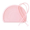 Bumkins - Silicone Sensory Placemat - For Boys & Girls, Babies & Toddlers - Silicone Tether Strap - Lightweight & Non-Slip - Suc