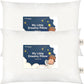 2-Pack Toddler Pillow - Soft Organic Cotton Toddler Pillows For Sleeping - 14X20 Jumbo Pillow For Kids - Kids Pillows For Sleepi