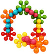 Funskool Giggles  Star Links toys for kids, Multicoloured Interlocking Learning Educational Blocks, Improves Creativity And Con