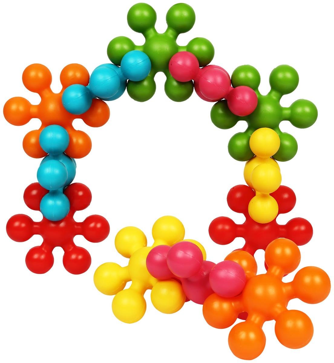 Funskool Giggles  Star Links toys for kids, Multicoloured Interlocking Learning Educational Blocks, Improves Creativity And Con