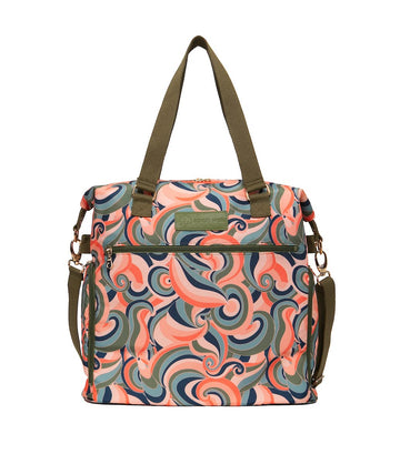 Sarah Wells 'Lizzy Breast Pump Bag With Carrying Handles And Crossbody Strap - Insulated Pockets - Compatible With Most Portabl