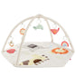 Skip Hop Baby Play Gym 3-in-1 Sensory Tummy Time Activity Mat with 17+ Skill-Building Developmental Activities, 14 Animals & Sha