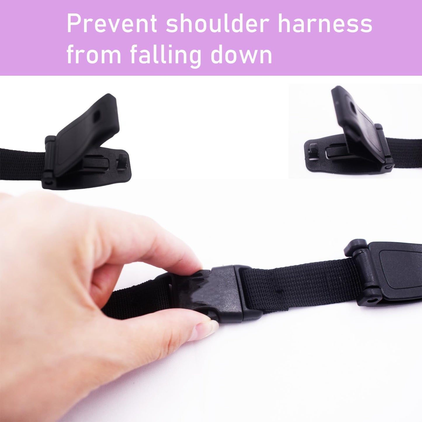 Seat Chest Harness Clip,Anti Escape Car Seat Strap Baby Harness Chest Clip,Baby Anti-Slip Safety Strap,For Car Seats,Strollers,H