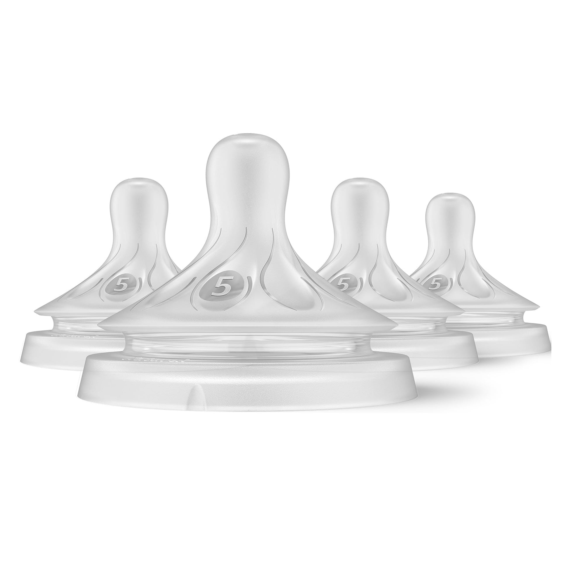 Philips Avent Natural Response Nipples, Extra Fast Flow (Flow 5), 4-Pack, SCY965/04