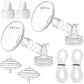 Pumpmom-Us 18Mm Flange Pump Parts For Spectra S2 Spectra S1 Spectra 9 Plus Breastpump, Flange Valve Tubing Backflow Protector, N