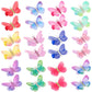 24 Pcs Baby Girls Hair Clips Butterfly Alligator Hair Clips Chiffon Hair Barrettes Hairpins Hair Accessories For Girl Teens Kids