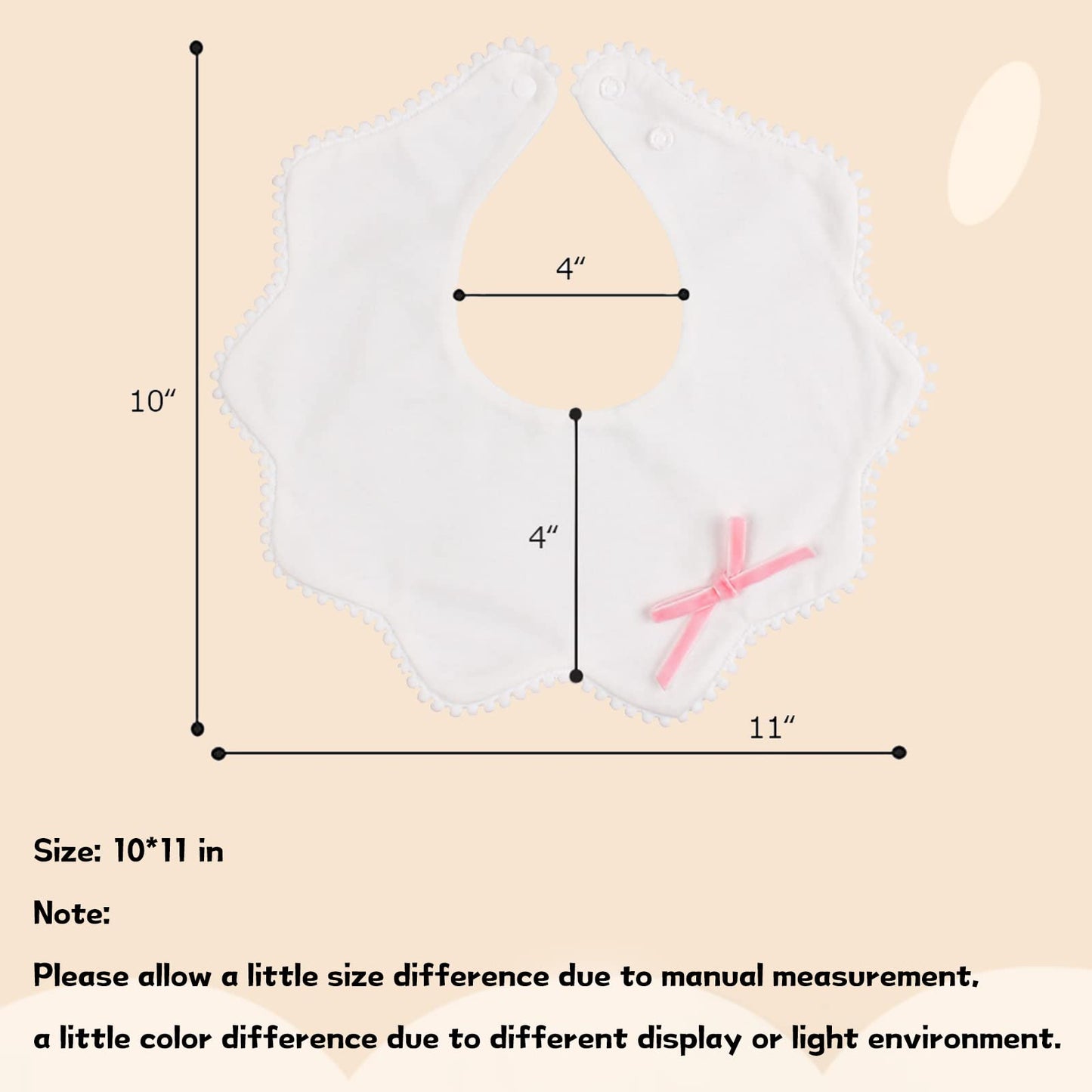 Bamery Baby Bandana Bibs Cotton Drool Bibs For Drooling And Teething Absorbent For Boy Girl (White+Pink+Yellow)