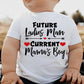 Toddler Boy Valentine'S Day T Shirt Cute Lover Boy Shirt Kids Funny Letter Print Valentine'S Day Shirts Tops (1-2T, White3)