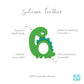 BUMK SLCN TEETHER DINO ( 1 X 1 CT   )