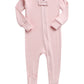 Vaenait Baby Toddler Boys Girls Solid Footie Pajama Cozy Modal Milkpink 12M