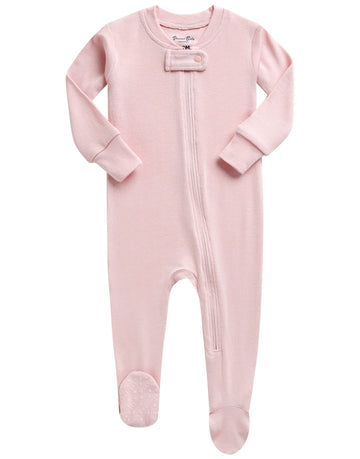 Vaenait Baby Toddler Boys Girls Solid Footie Pajama Cozy Modal Milkpink 12M