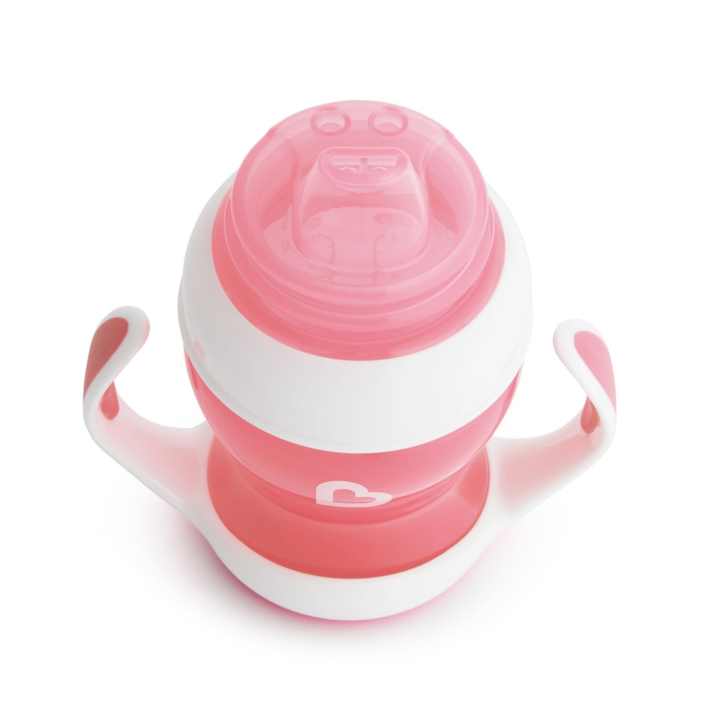 Munchkin Gentle Transition Sippy Trainer Cup, 4 Ounce, Pink