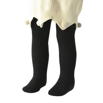 American Trends Baby Girl Tights For Toddler Newborn Infant Tight Warm Cable Knit Baby Leggings Winter Pants Stocking Solid Blac
