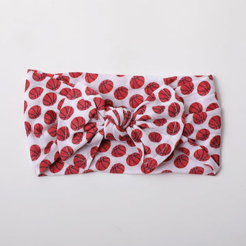 Baby Basketball Headband Turban Babies Basketball Bowknot Baby Basketballs Hair Band Bow BTB12 (A1, Free Size)