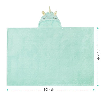 Toddler Bath Towel With Hood Baby Bath Towels Hooded Bath Towel For Toddlers 0-5 Years, 2-Pack Absorbent Hooded Toddler Towels B
