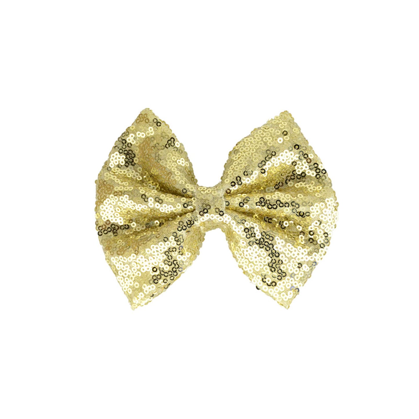 Song Qing Baby Infant Girls Hair Band Sequined Bow Headband Turban Knot Hair Headwear Gold