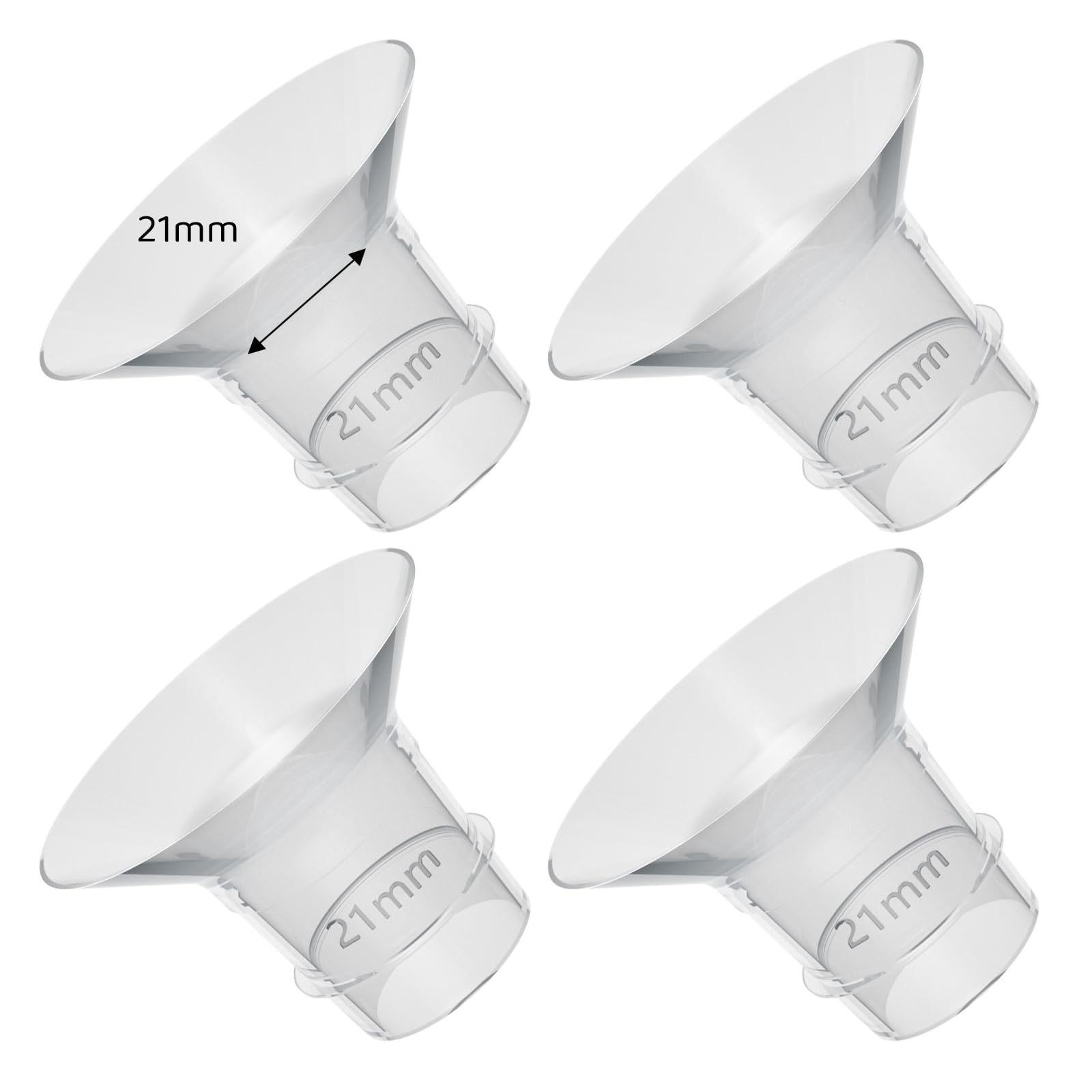 Flange Inserts 21Mm Compatible With Medela/Spectra/Tsrete/Elvie/Momcozy/Bellababy Breast Pump 24Mm Shields/Flanges, Reduce 24Mm