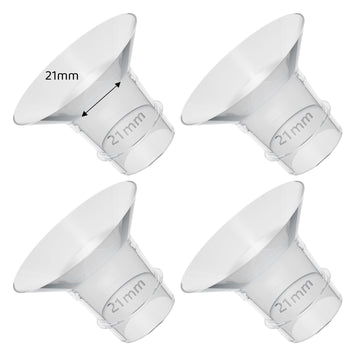 Flange Inserts 21Mm Compatible With Medela/Spectra/Tsrete/Elvie/Momcozy/Bellababy Breast Pump 24Mm Shields/Flanges, Reduce 24Mm