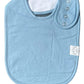 Isabeli Organic Cotton Toddler Drool Bibs 4 Pack - Blue