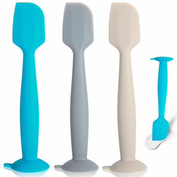 Maikkb Butt Paste Spatula Diaper Spatula 3 Pack Baby Diaper Cream Spatula Soft Silicone Diaper Paste Spatula,Diaper Cream Applic