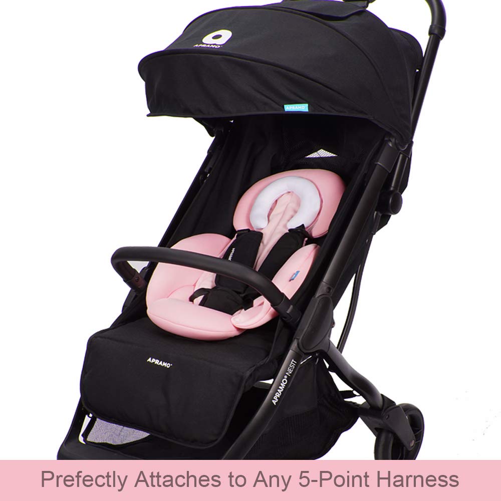 Coolbebe New 2-In-1 Babybody Supports For Baby Newborn Infants - Extra Soft Stroller Cushion Pads Car Seat Insert, Perfect For C
