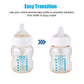 6Pcs Wide-Neck Nipple For Dr. Brown 'S, 100% Soft Silicone Baby Bottle Teat Sippy Straw Spout Nipple Replacement Accessories Bpa