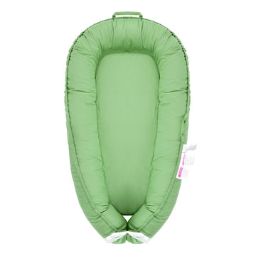 Saeifin Baby Lounger for Newborn, Infant Lounger for 0-24 Months, Co Sleeper for Girls Boys, 100% Cotton Soft Adjustable Baby Fl