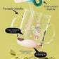Whale Squirt Drinking Cup - Cute Water Bottle With Spray, Leak Proof Weighted Straw For Kids (350Ml/Green)