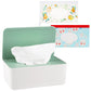 Whiidoom Diaper Wipes Dispenser Wipes Holder, Wipes Tissue Case Keeps Wipes Fresh Tissue Wipes Container With Lid (Green)