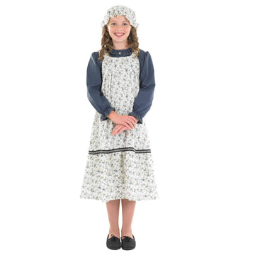 Fun Shack Kids Victorian Costume Girls, Pioneer Dress Kids, Girls Victorian Costume, Girls Victorian Dress Costume, Medium