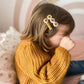 Cherssy 2' Daisy Flowers Hair Clips For Girls, 12 Pcs Cotton Fully Lined Alligator Clips, Non Slip Floral Baby Barrettes Hair P