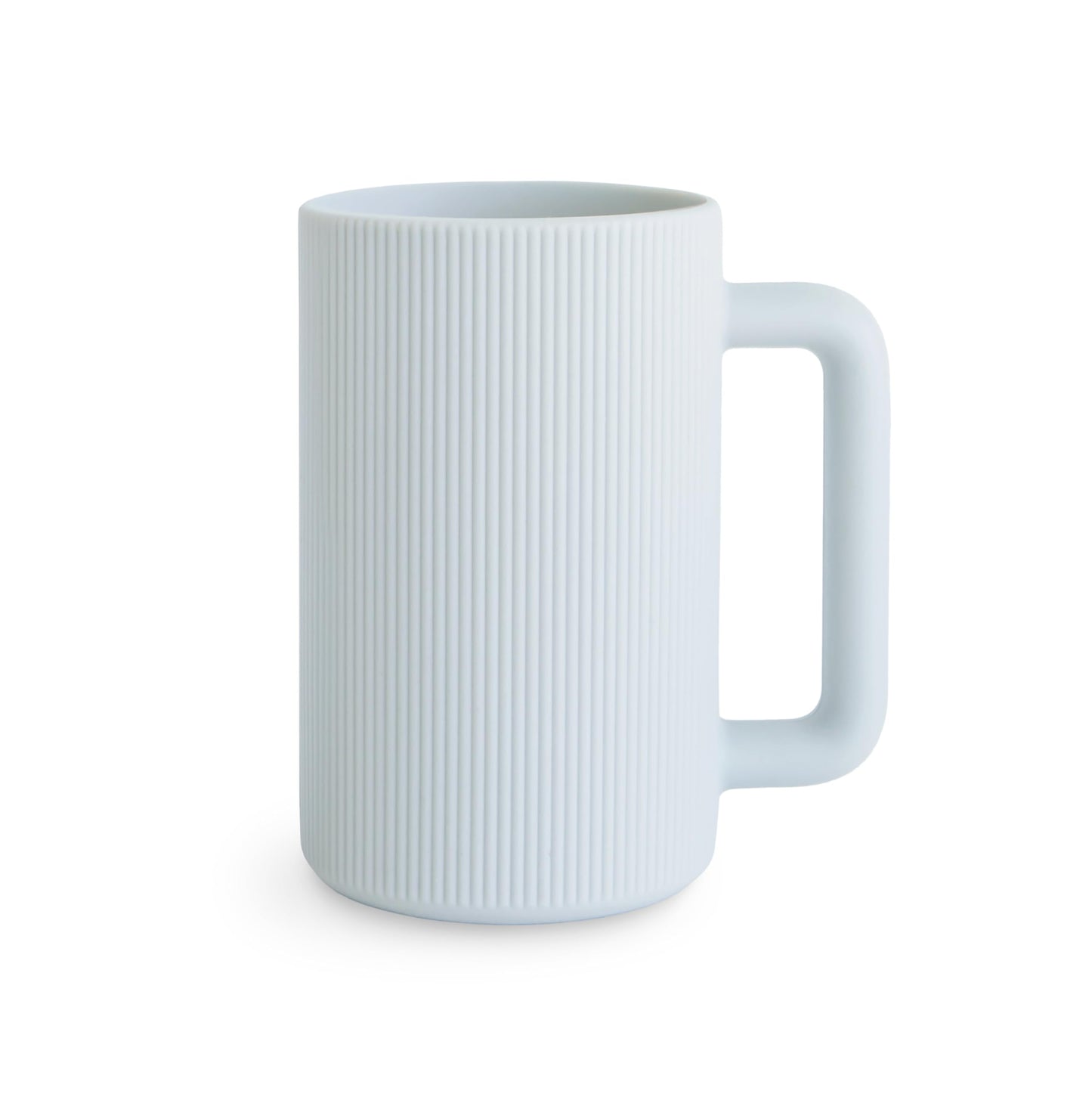 mushie Baby Bath Rinse Cup | 100% Food Grade Silicone | Shampoo & Body Washing Rinser Cup for Kids (Periwinkle)