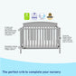Graco Benton 5-In-1 Convertible Crib (Pebble Gray) - Greenguard Gold Certified, Converts From Baby Crib To Toddler Bed, Daybed A