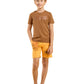 U.S. Polo Assn. Kids BoyS Beige Logo Crew Neck Half Sleeve Casual Cotton Regular Fit TShirt (Uktsh1589_Beige_12T)