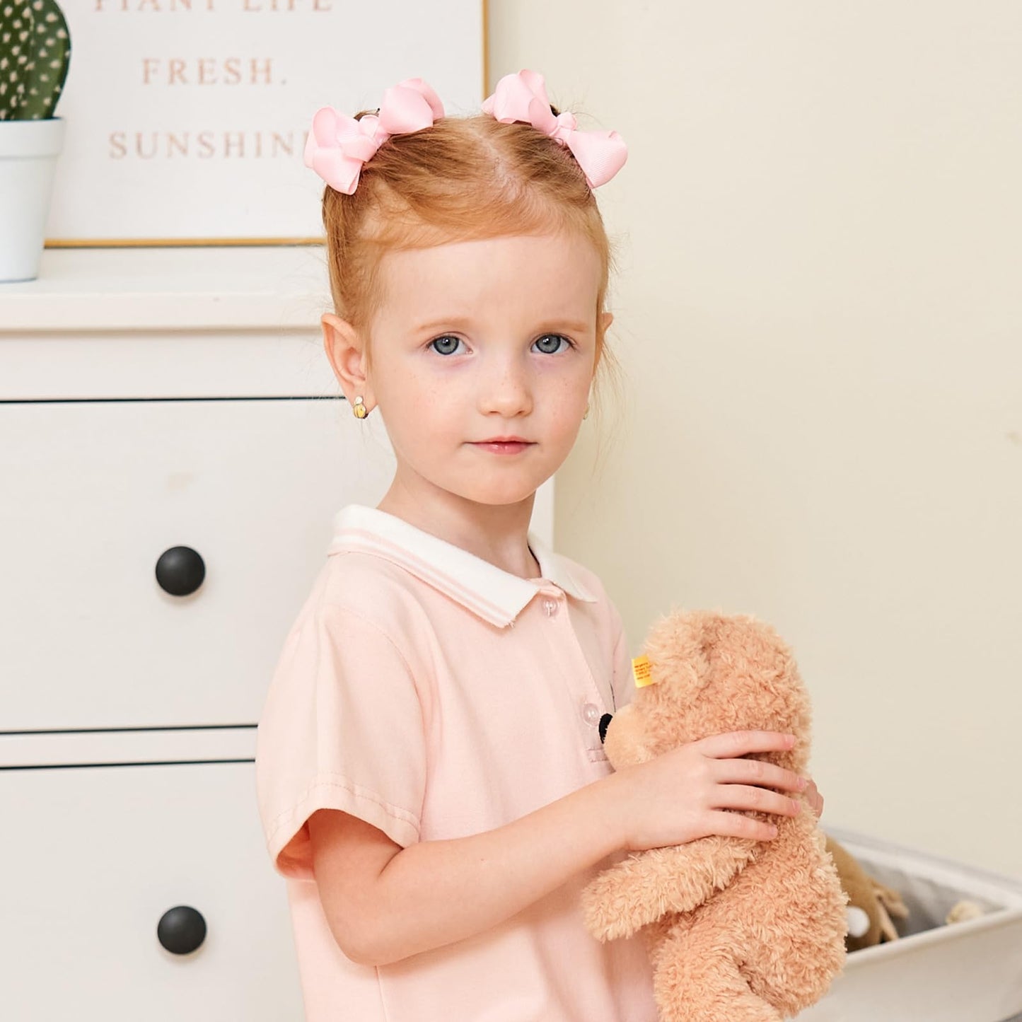 50 Pieces Hair Bows For Girls 3 Inch Grosgrain Ribbon Toddler Hair Accessories With Alligator Clips For Toddlers Baby Girls Kids