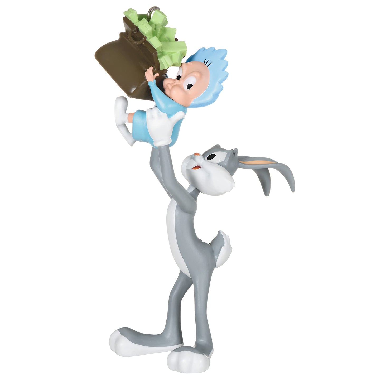 Hallmark Keepsake Christmas Ornament 2021, Looney Tunes Bugs Bunny And Baby Finster Baby Buggy Bunny