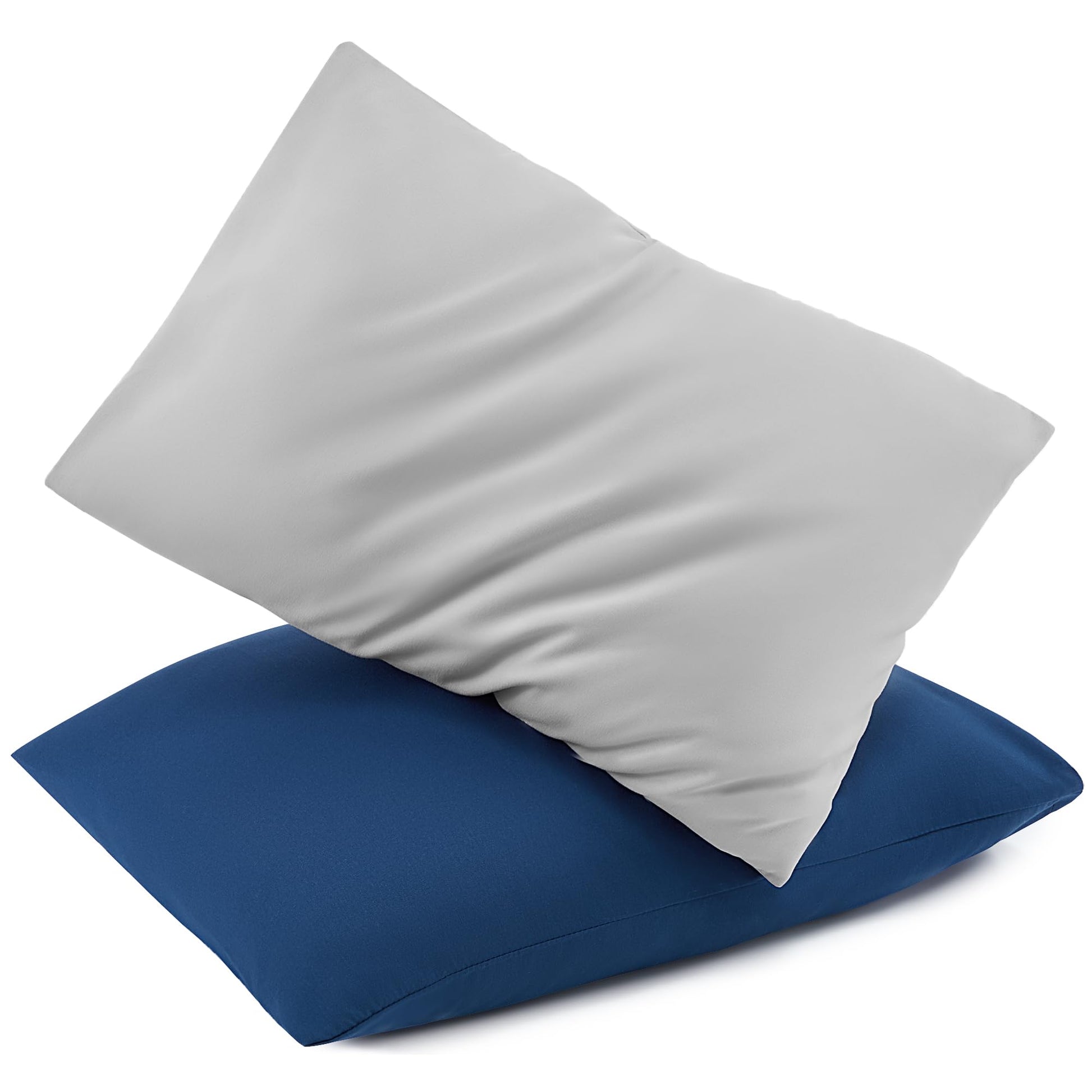Tillyou Toddler Pillowcase 2 Pack With Envelope Closure,13' X 18' Silky Soft Microfiber Travel Kids Pillowcase For Boys And Gi