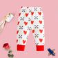 Vaiziq Baby Boys' Valentine'S Day Outfit (0-3Months) - Cotton Coordinated Set With Heart Pattern