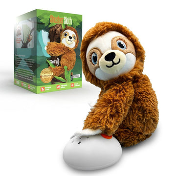 Baby Shusher Shusher Sloth - Soothing Baby Toy for Sleep, Cry Activated Baby Soother, Stuffed Animal for Babies & Kids, Hush Whi