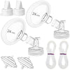 Pumpmom 24Mm Flange Pump Parts For Spectra S2 Spectra S1 Spectra 9 Plus Breast Pumps, Backflow Protector Tubing Duckbill Valves,