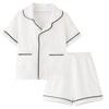 Biniduckling Baby Pajamas Summer Short Pjs For Toddler Girls Boys 3T White